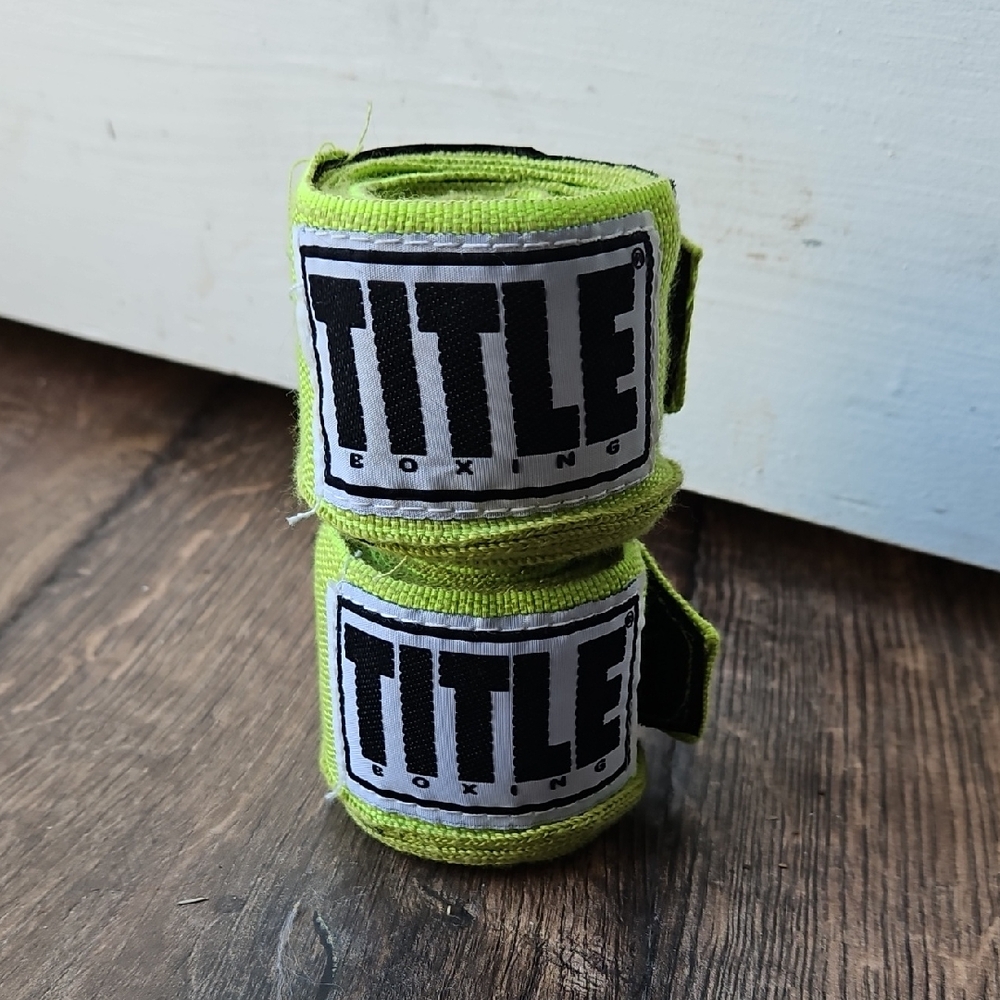 TITLE Boxing Lime Hand Wraps